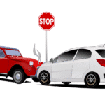 Vehicle Accident Report Forms are vital for completing after an automobile accident like that depicted in this image.