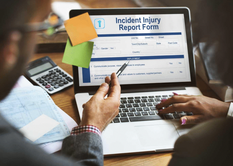 An Injury Reporting Checklist can help staff follow the right procedure.