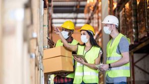 inspectors complete a Warehouse Safety Checklist
