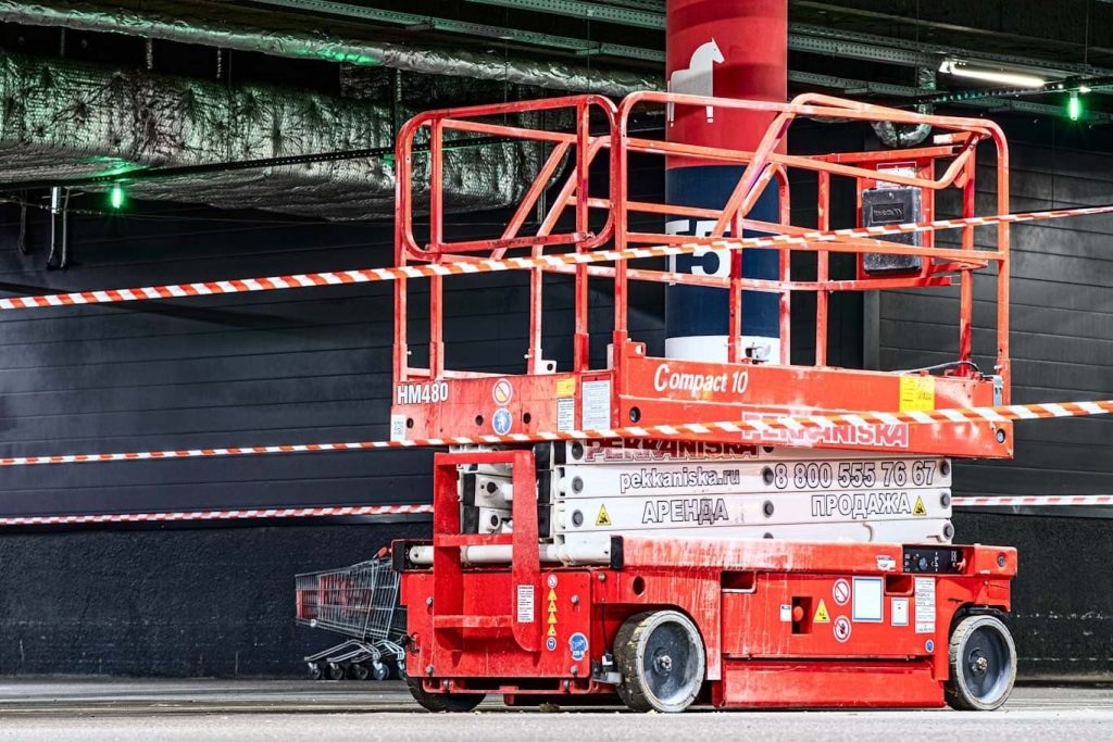 For regular equipment inspections use our scissor lift certification guide. Learn more about mobile equipment reporting at 1stReporting.com.