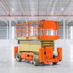 Scissor Lift Inspection Checklist reviews are vital for maintaining equipment like a scissor lift shown in this file photo.