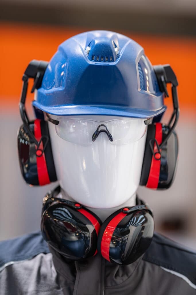 Personal Protective Equipment on display.
