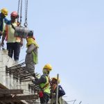 Workers work dangerously, narrowly avoiding common workplace near misses. Learn more about site safety reporting at 1stReporting.com.