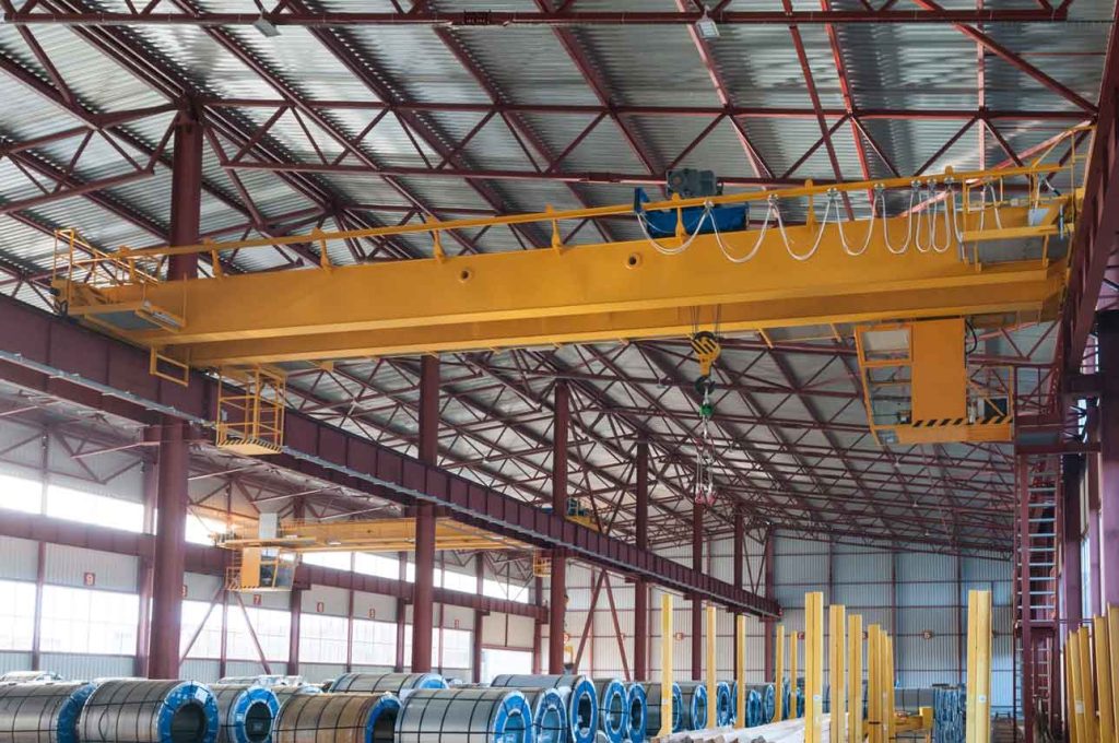 Mobile crane equipment is shown. 1nspect your crane equipment using the 1stReporting.com app.