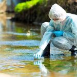 An inspector performs an Environmental Assessment using the Environmental Risks Assessment Template For Download (Free PDF For Business) by 1stReporting.com