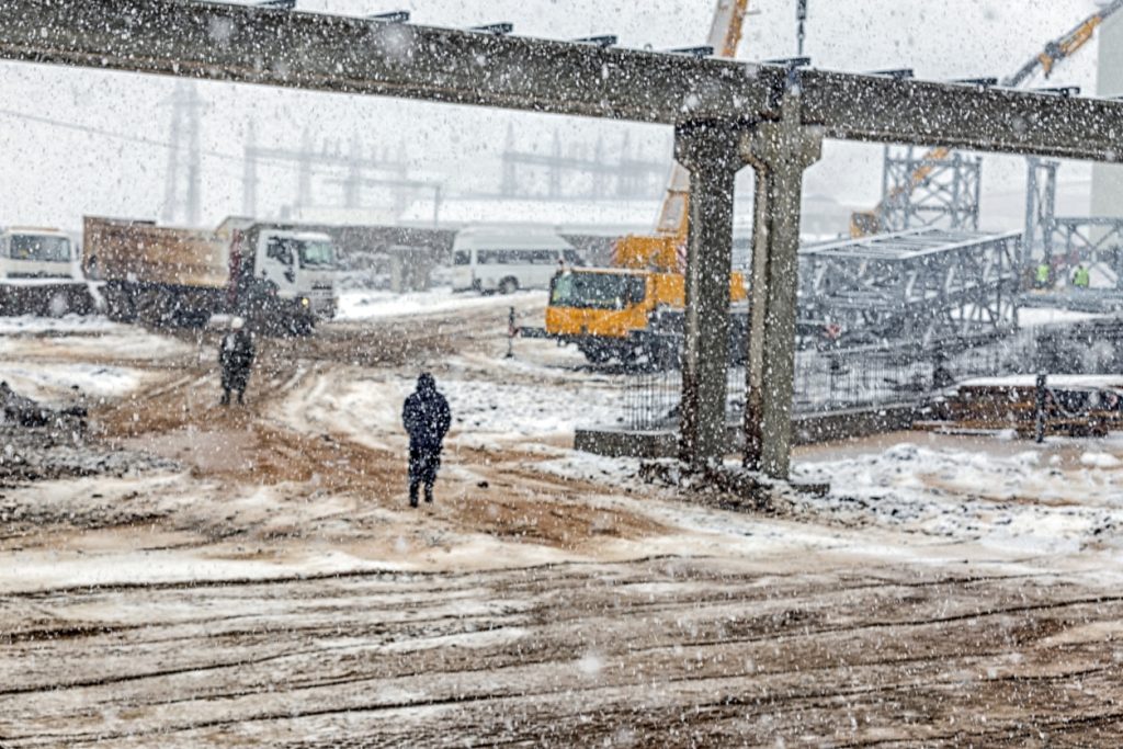 Cold and icy construction sites have several hazards. Find out more at 1stReporting.com.