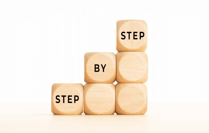 Step-by-step blocks are shown in this file photo. Learn about the steps of the incident management process at 1stReporting.com.