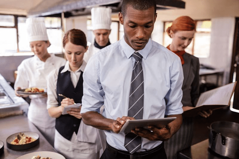 A manager in hospitality reviews an incident submitted electronically via the 1st Reporting platform. Learn how hospitality professionals are owning incidents and responding fast for happier guests and better customer service. Learn more at 1stReporting.com.