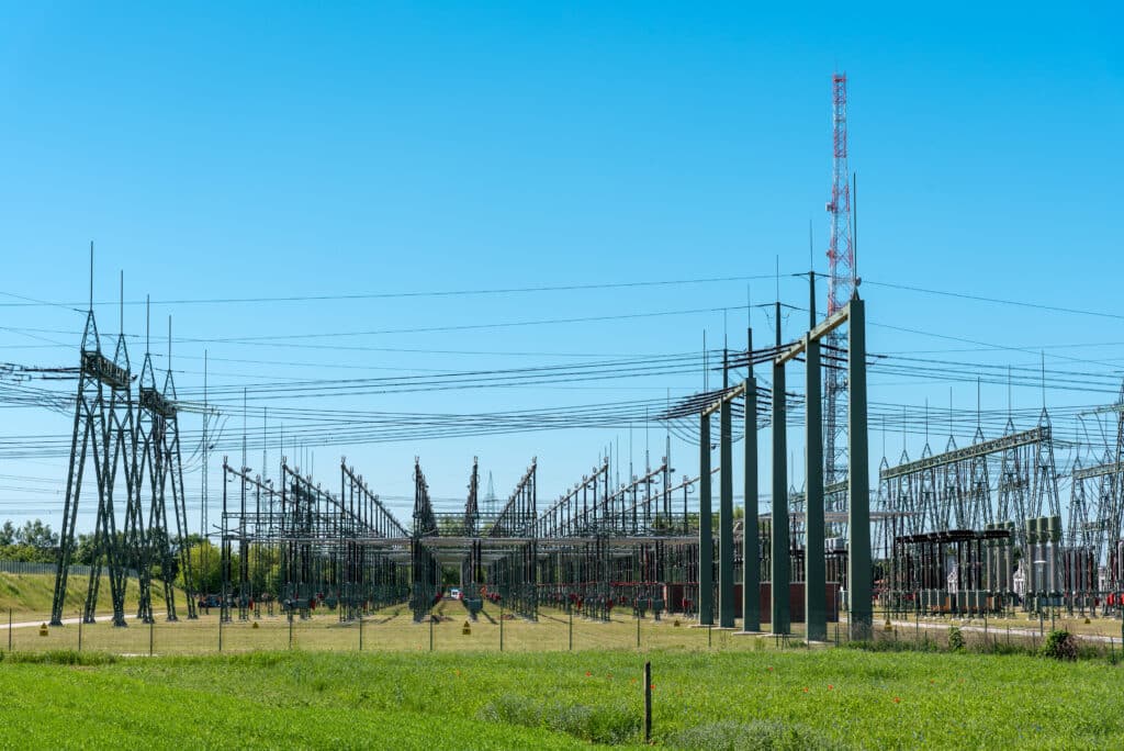 An electrical relay station.